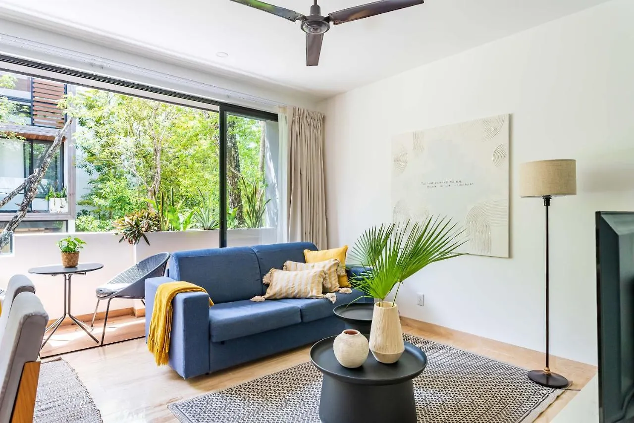 Ferienwohnung Paradise In Tulum With Rooftop Pool And Top Sunsets, Amira Central