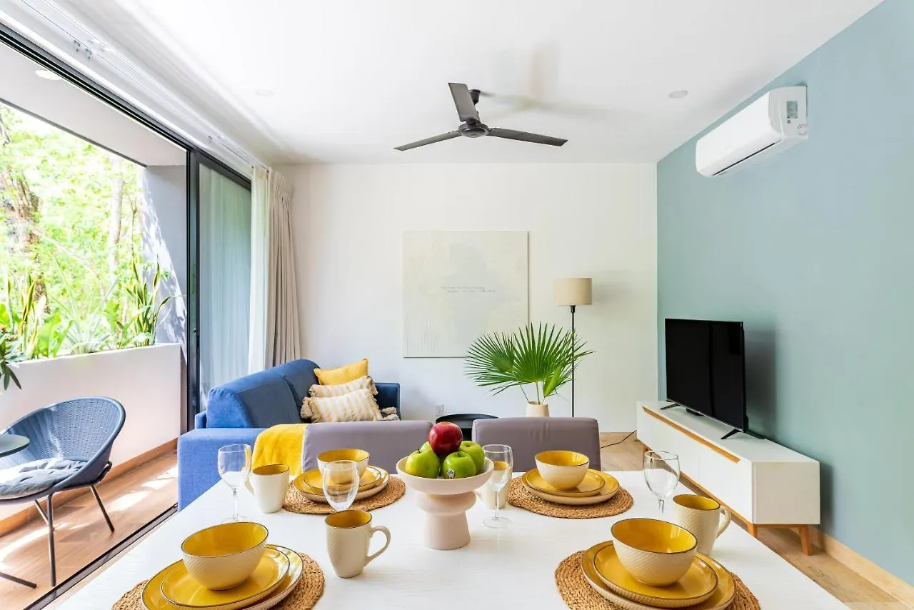 Ferienwohnung Paradise In Tulum With Rooftop Pool And Top Sunsets, Amira Central